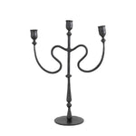 Load image into Gallery viewer, Hand-Forged Metal Candelabra
