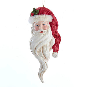 Long Beard Santa Ornament