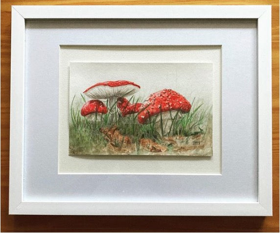 Mushrooms by Janis Nightingale