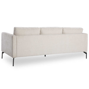 ivory chenille couch. small business. revelation vendor. uttermost. available now