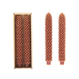Pinecone Shaped Taper Candles